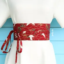 sellworld 18 стилей японский стиль ретро Харадзюку Платье с принтом пояс