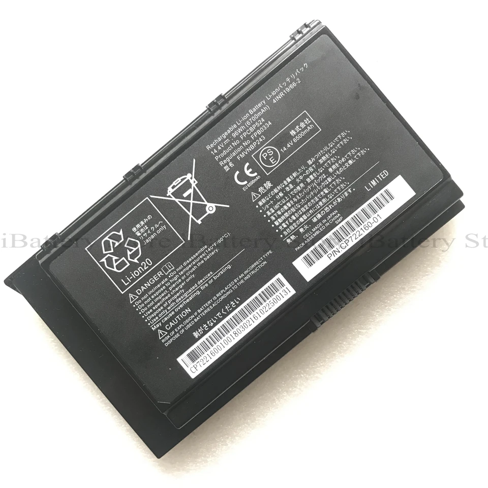 Genuine FPCBP524 Battery For Fujitsu Notebook FPB0334 FMVNBP243