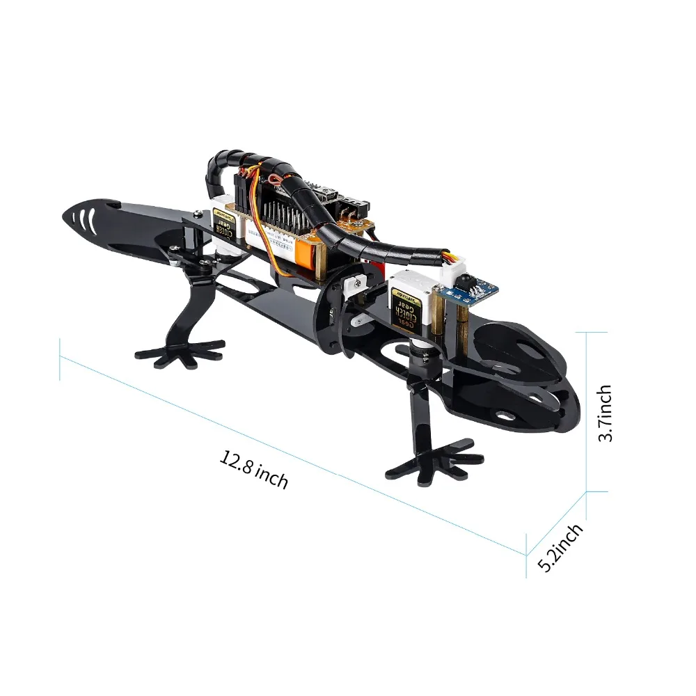 Sunfower Bionic DIY ящерица электронная игрушка программируемый визуальный робот для Arduino начинающих образование стволовых