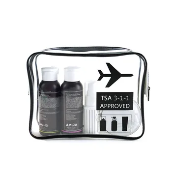 

Women's PVC Transparent Cosmetic Bag Organizer Travel Makeup Vanity Pouch Case Toiletry Tools Lipstick Storage Accessories