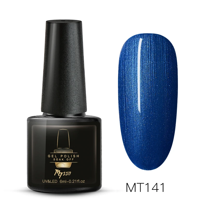 Mtssii 7ml Color Nail Gel Polish Manicure Semi Permanent Base Top Coat UV LED Nails Gel Varnish Soak Off Nail Art Manicure Gel - Color: S04856