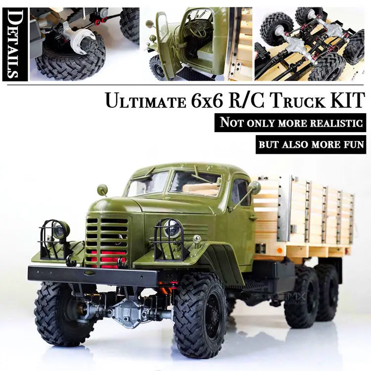 Kingkong масштаб 1/12 CA30/Φ 6x6 советский грузовик с металлическим шасси набор