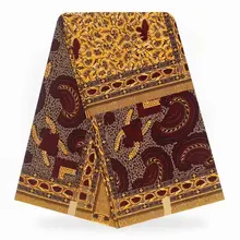 ESEWING высокое качество Анкара Африканский Воск Печать Ткань хлопок 6 ярдов Швейные материалы для платья Гана Нигерия воск ткань 82