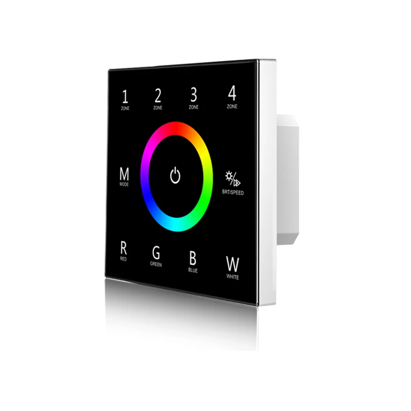 Новинка RGBW Led полосы Управление Настенный сенсорный выключатель Панель RF2.4G DMX