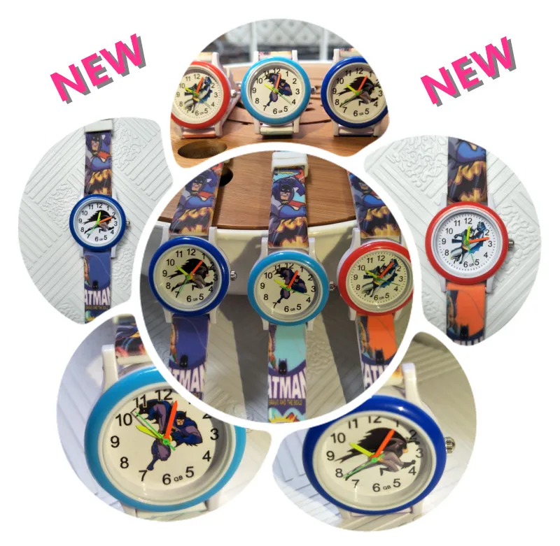 Новейшие продукты, печатные ремешки, Мультяшные детские часы, детские часы для мальчиков и девочек, подарок, повседневные модные часы-браслет