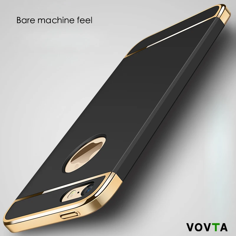 

Luxury plating phone case For iphone 5 SE 5S Full coverage protector case For iphone SE 5 5S shockproof protector shell Cover