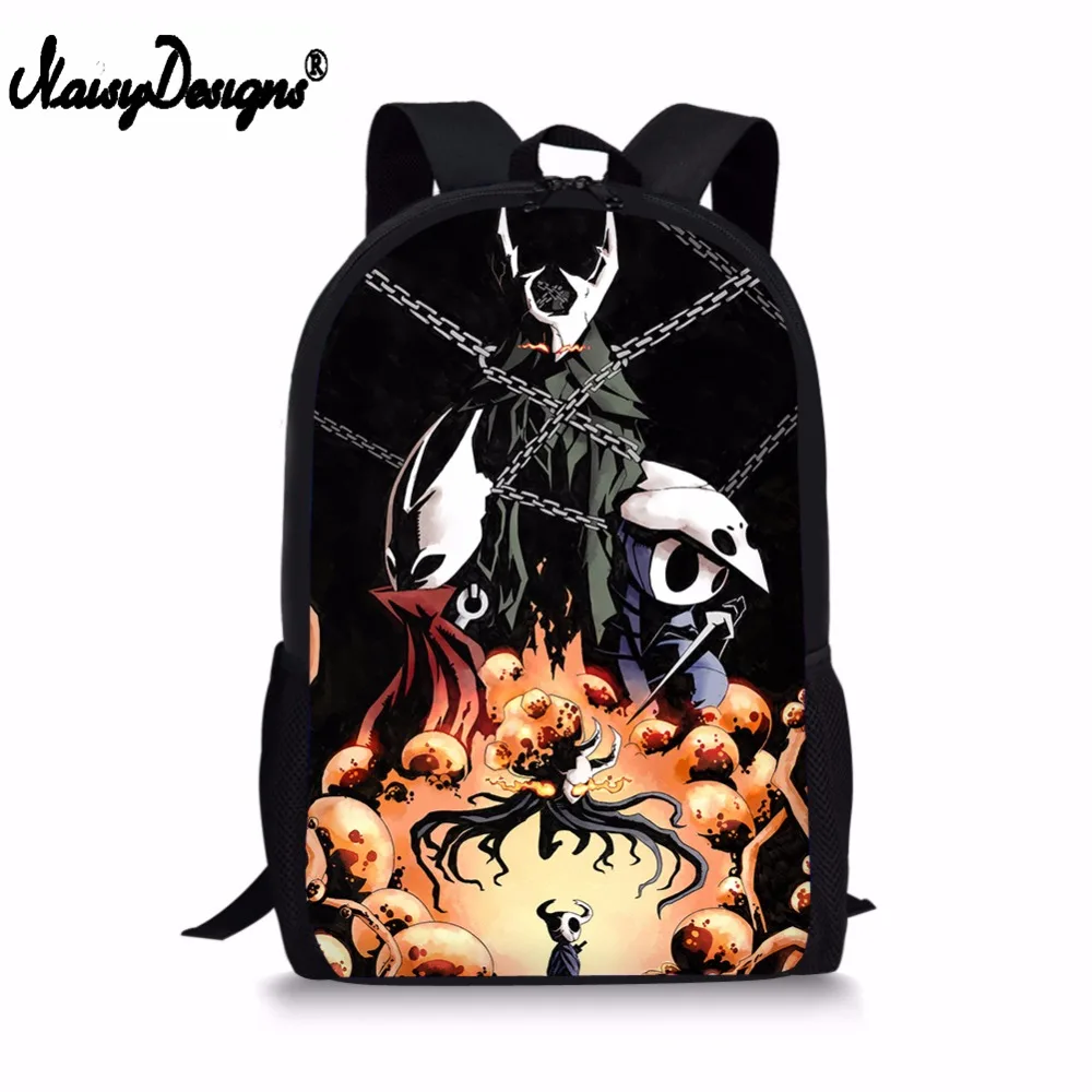 

NOISYDESIGNS Backpack For Boys Girls Hot 3D Game Hollow Knight Design Printing School Supplies Women Bags Men Laptop Rucksack