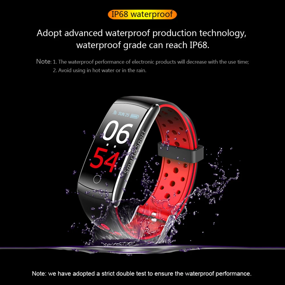 Q8S Smart band Fitness bracelet Passometer Smart wristband Fitness bracelet with heart rate monitor mi Activity tracker band 2