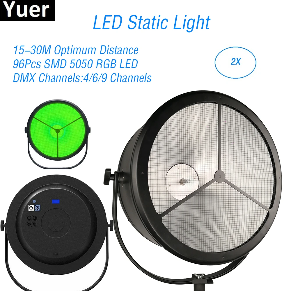 

2Pcs/Lot LED Static Light 750W Osra-m Lamp Music Christmas KTV Party Light DMX LED DJ Disco Equipment Stage Lights Dance Club