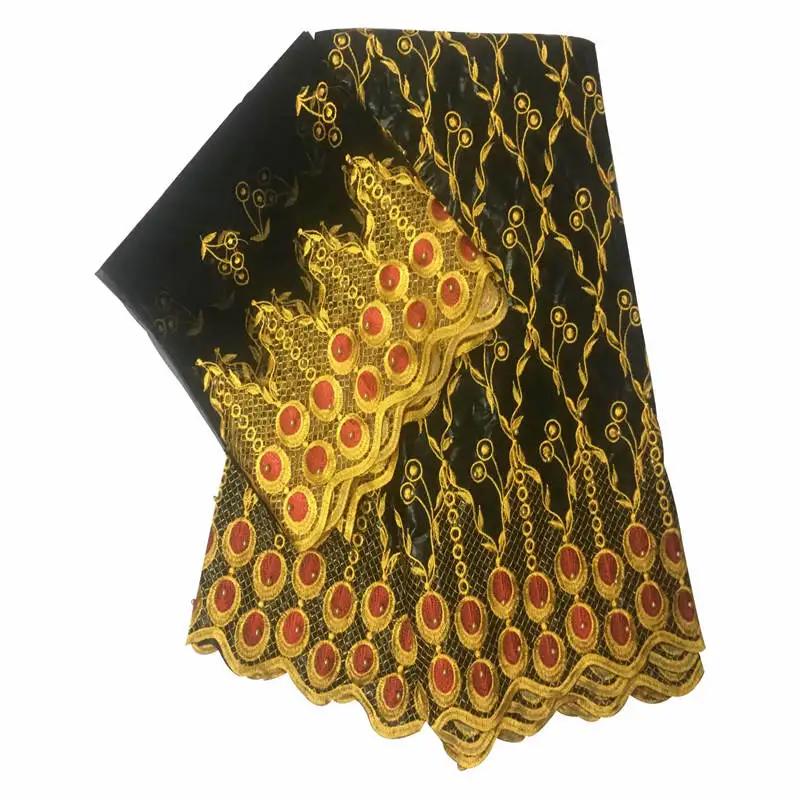 

WX!African Lace Fabric Bazin Riche Fabric 2019 New Design Embroidered Bazin Riche With Tulle Lace African Lace ! J41932