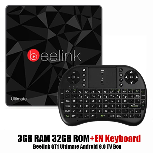 Beelink GT1-A/GT1 Ultimate tv Box 3g 32G Amlogic S912 Восьмиядерный процессор DDR4 2,4G+ 5,8G двойной WiFi Android 7,1 телеприставка медиаплеер - Цвет: 3G32GEN