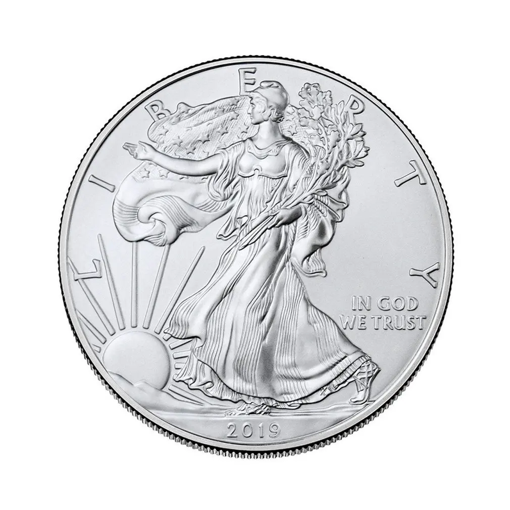 Американская Статуя Свободы орла стальная Памятная коллекция монет подарок