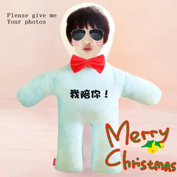 

Photo custom Humanoid pillow life-size custom boyfriend hold pillow Doll Birthday Valentine's Day Gifts Personality