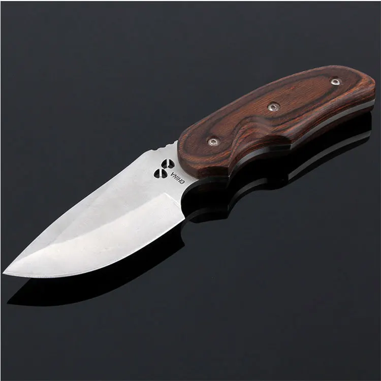 Binoax Multifunction Straight EDC Survival Hunting Knife Outdoor Camping Tools with Bag