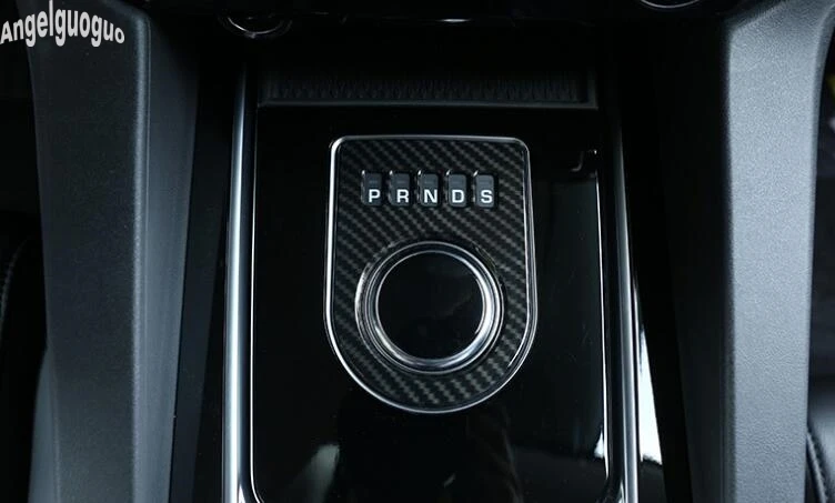 ABS углеродный/хромовый стиль для Jaguar XE XF F pace Car Gear Shift P R N D рамка украшение накладка