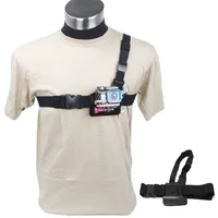 Gosear – ceinture d'adaptateur de harnais de caméra, bandoulière réglable pour Gopro Go Pro Hero 5 4 3 2 Xiaomi Yi 2 4 K 4 K Sjcam SJ4000