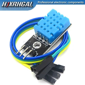 

10PCS New Temperature and Relative Humidity Sensor DHT11 Module with Cable for arduino Diy Kit