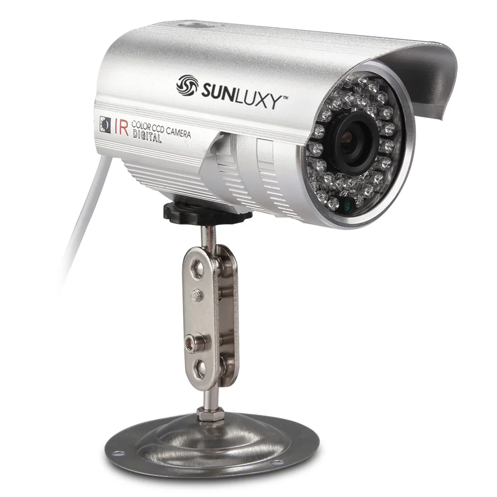 SUNLUXY Waterproof font b Outdoor b font Indoor Fake Camera Security Dummy CCTV Surveillance Camera Night