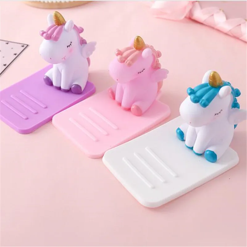 UVR мультяшный Единорог подставка для телефона Подставка держатель Мобильный