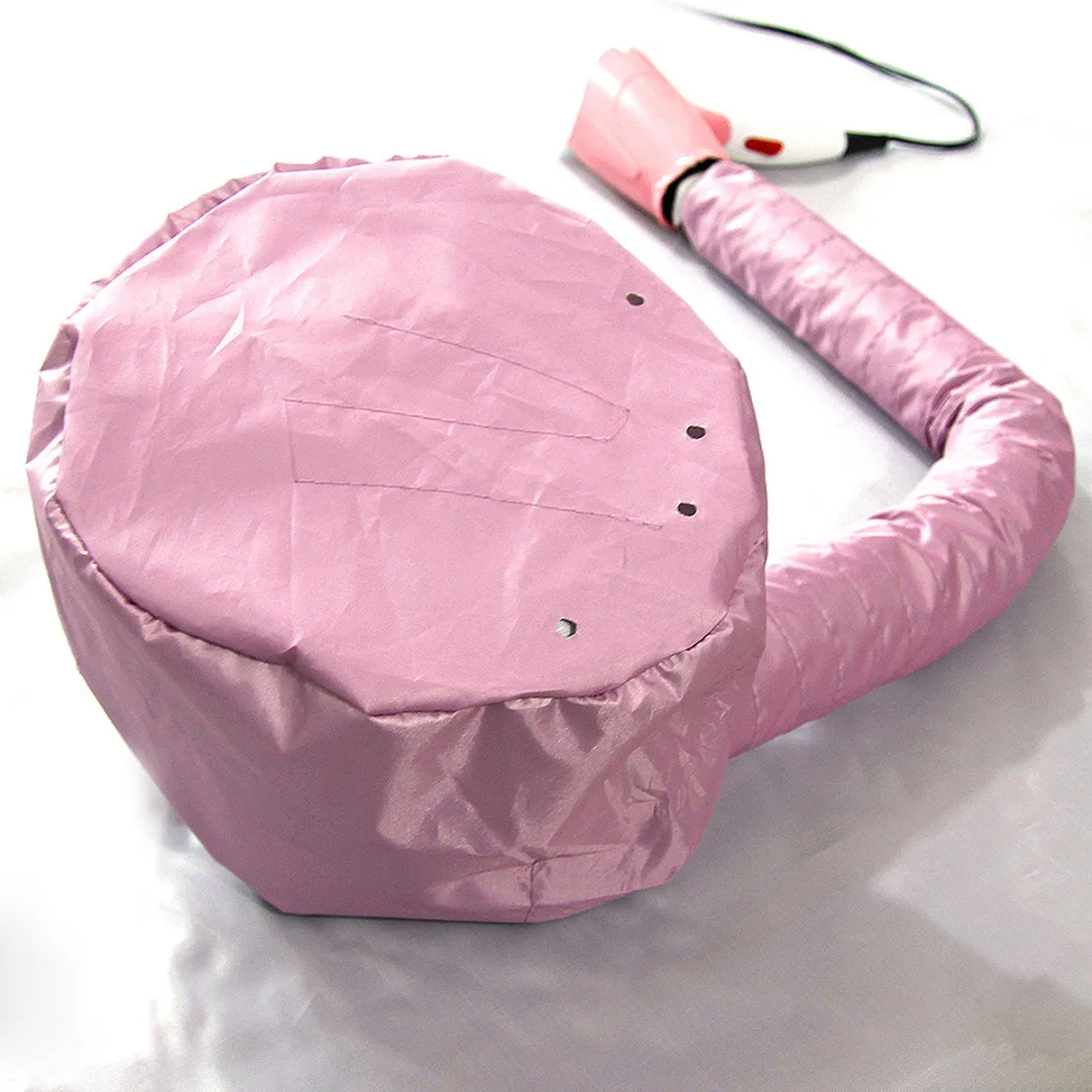 Mayitr Easy use Hair Perm Hair Dryer Nursing Dye Hair Modelling Warm Air Drying Treatment Cap Home Safer Than Electric Cap