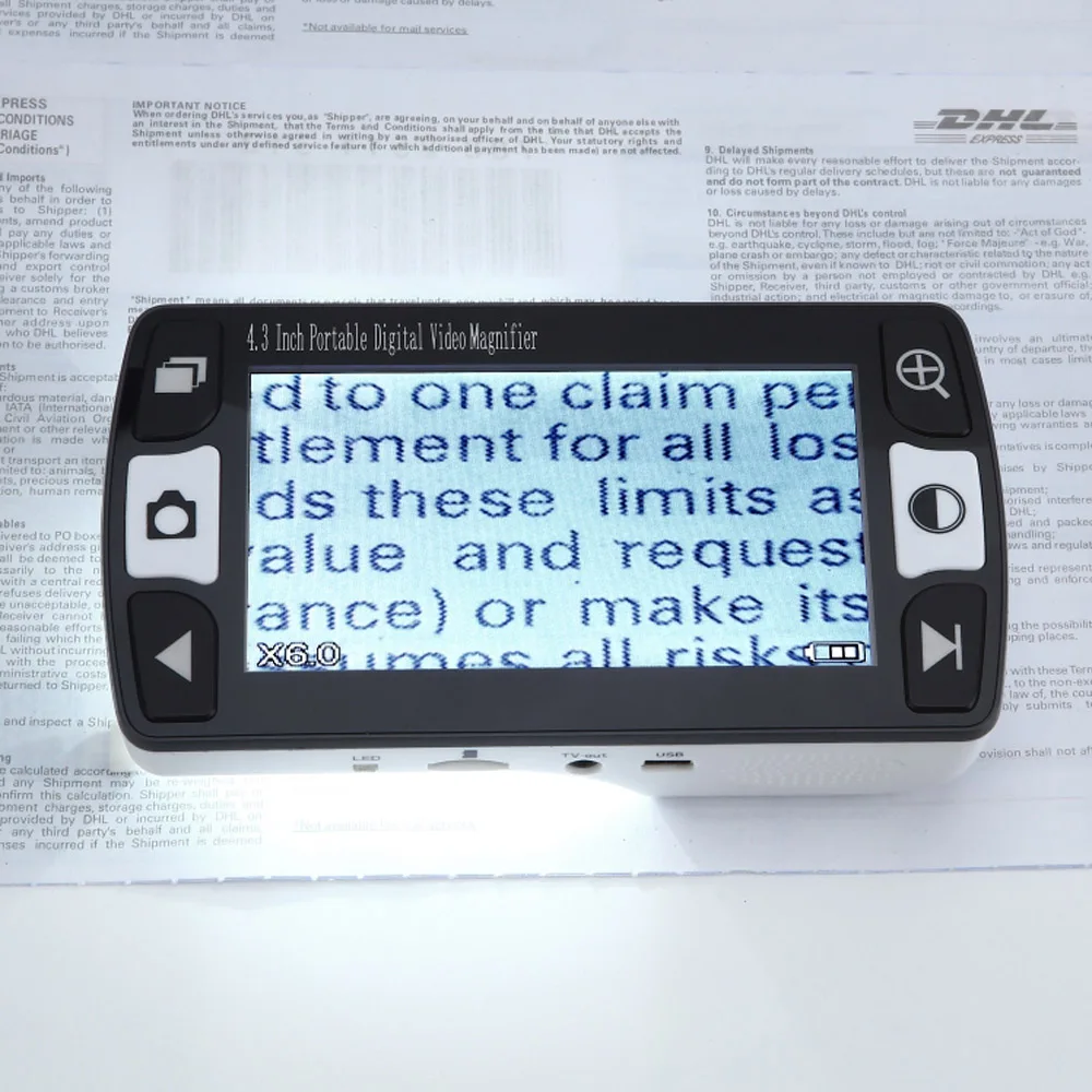 4.3" Digital Video Magnifier LCD Modes Low Vision Portable Magnifier
