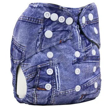 

Bamboo Charcoal Inner Baby Cloth Diaper Reusable Nappies Waterproof PUL Diaper Cover Washable Infant Diapers One Size Fits Nappy