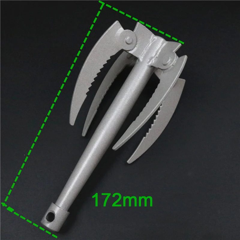 02 JDSR Folding Four-Tooth Anchor Knife Mowing Knife Garden Plants Weeder Weed Remover Water Grass Sickle For Seaweed Cutting Tools