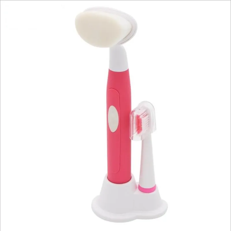2 In 1 Electric Facial Cleanser Toothbrush Face and Tooth Nursing