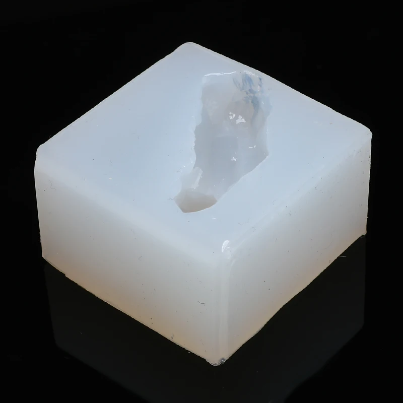 УФ Смола сушеный цветок силиконовые формы имитация камня 3D кристалл кулон полимерная форма для DIY ювелирных изделий декоративное ремесло - Цвет: 1