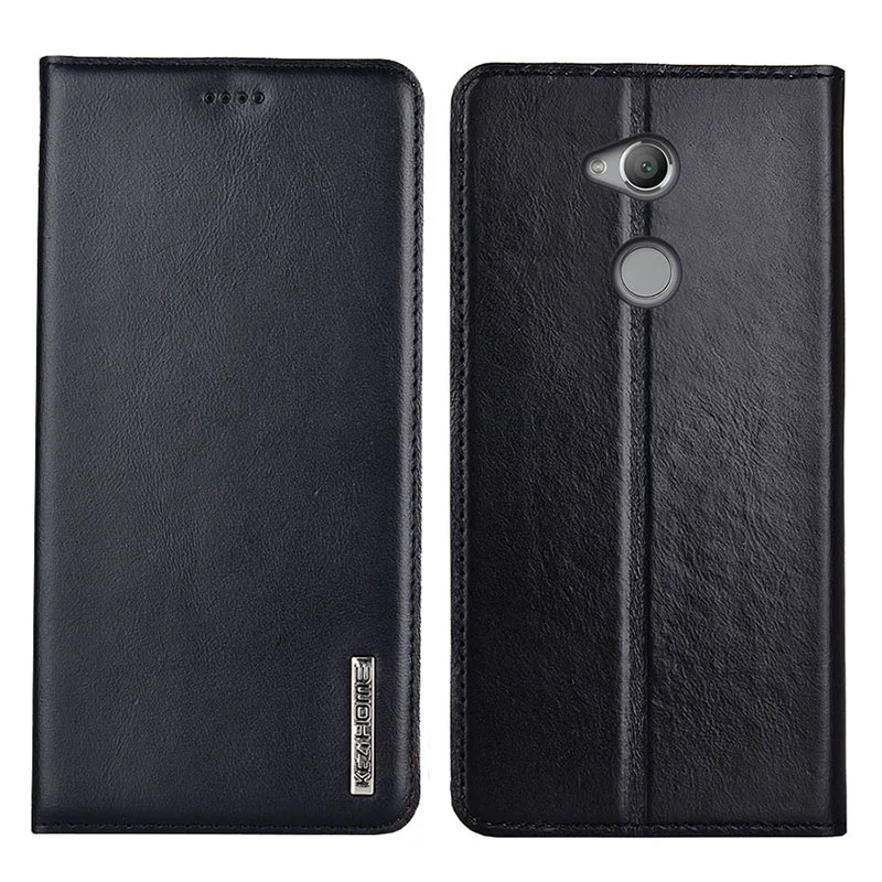 

for Sony Xperia XA2 Ultra Case Flip Genuine Leather Soft Silicon Back Cover for Sony XA2 Ultra Cases