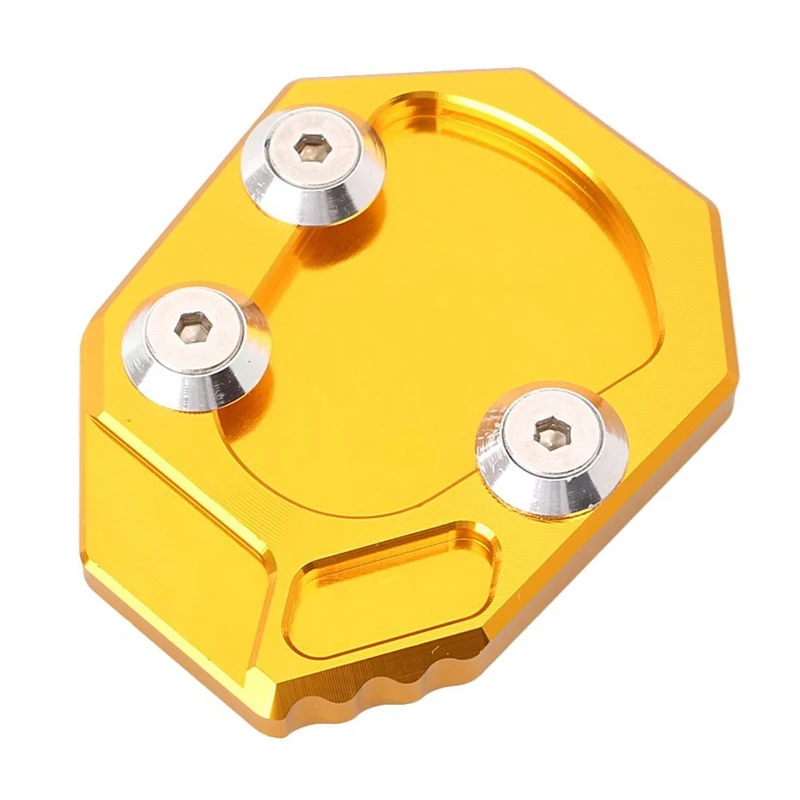 For Yamaha R1 YZF-R1 2009 2010 2011 2012 2013 2014 CNC Billet Aluminum Kickstand Side Stand Enlarge Extension Plate Pad New (8)