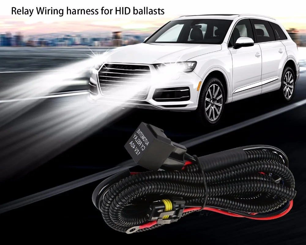 Автомобильный комплект Rouxit ксеноновые лампы H1 H3 9005 9006 HB3 HB4 880 H11 H7 реле HID жгут