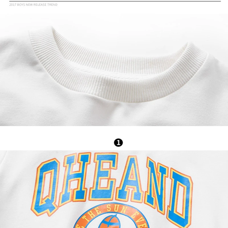 Baby boy Children's Clothing Sets Long-sleeves cotton Sport suit spring autumn letter printing sweatshirts kids t-shirts tops+ pants clothes (4)