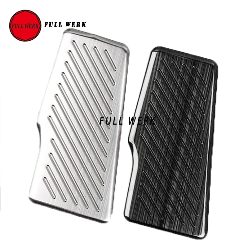 Stainless Steel Car Footrest Pedal Cover Protector for Toyota Camry Anti Slip Mat Sticker Car Styling Accessories