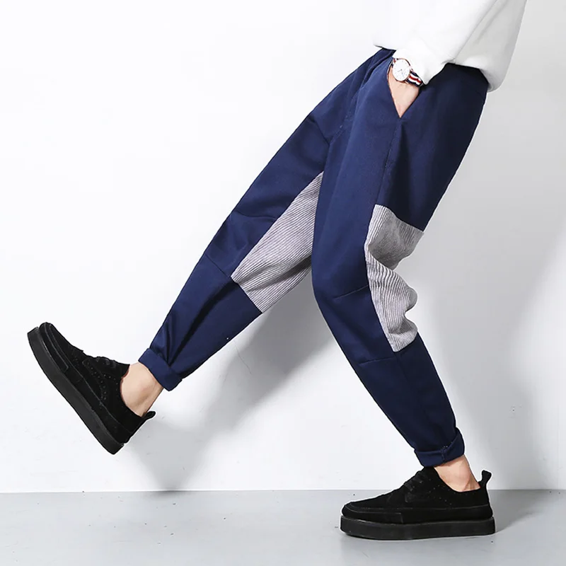 Casual Trousers Autumn harem Hip Hop Dance Pants loose Patchwork