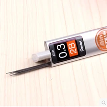 3 шт.(трубы)/лот Япония анти-растрескивание Премиум 0,3 мм 2B набор механических карандашей Карандаш высокого качества Заправка пентел C273-2B