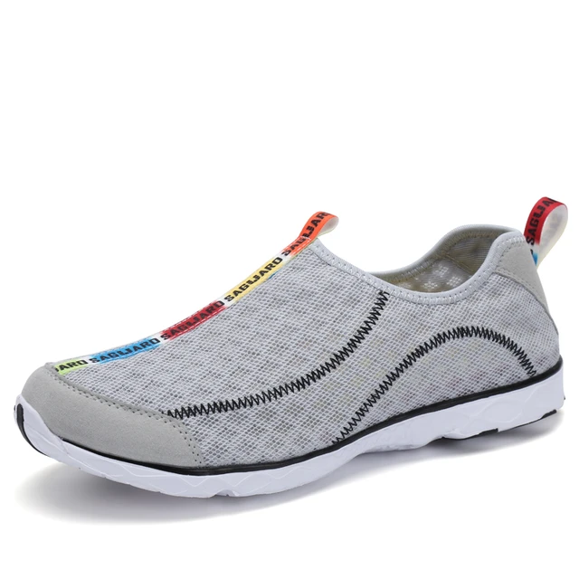 2019 Water Shoes Men Summer Aqua Shoes Breathable Upstream Shoes Man Beach Sandals Diving Swimming Socks Sea Surfing Slippers
