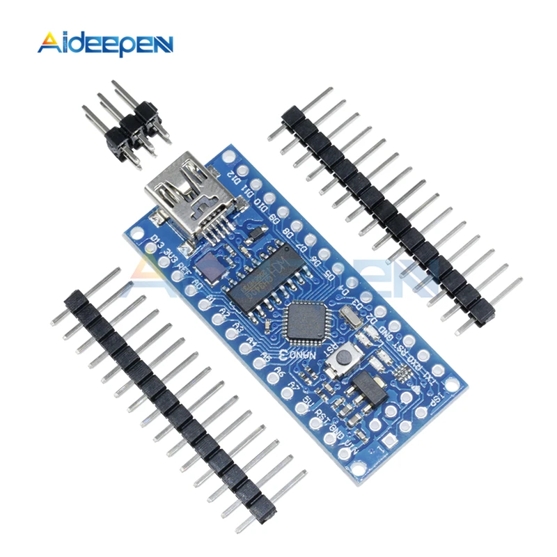 1 шт. ATmega168 CH340 CH340G Nano V3.0 3,0 Mini USB UART плата 16 МГц 3,3 В 5 В микроконтроллер модуль для Arduino