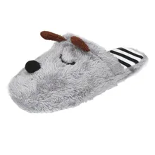 New Winter Warm Women Slippers Indoor Floor Plush Soft Lovely Antiskid Couple Bedroom Home Slippers Ladies Female Shoes Cute