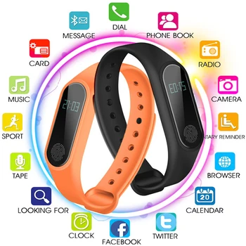 Men Kids Smart Watch Global Version PK mi band 3 Fitness Tracker Smart Bracelet 0.78 OLED Touch Screen 50M Waterproof pk Y5 S3