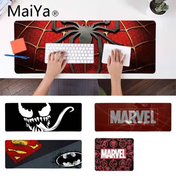 

MaiYa Simple Design Marvel Comics logo Anti-Slip Durable Computermats Customized MousePads Computer Laptop Anime Mouse Mat
