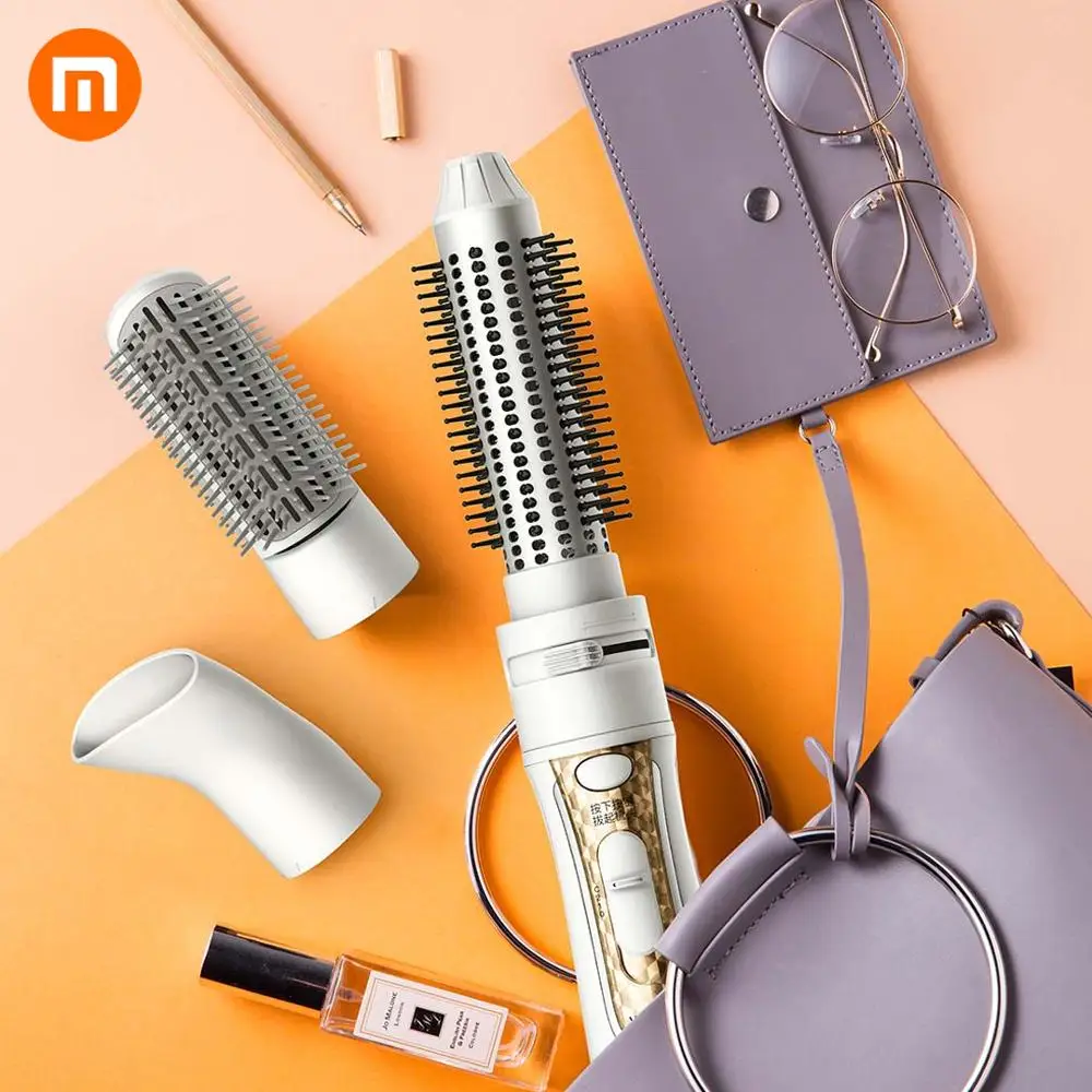 

Xiaomi Mijia Wellskins 4 in 1 Negative Ion Hot Air Mi Comb Kit Hot Hair Brush Dryer Hair Style Hair Dryer Dry Straighten Curl