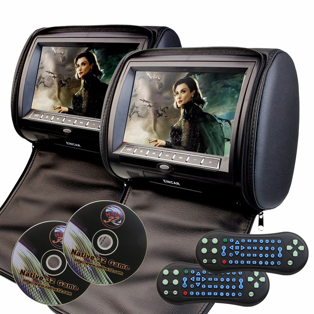 7-дюймовые автомобильные DVD-подголовники 2pcHD двойной Din-монитор Multili с SD/USB/играми +