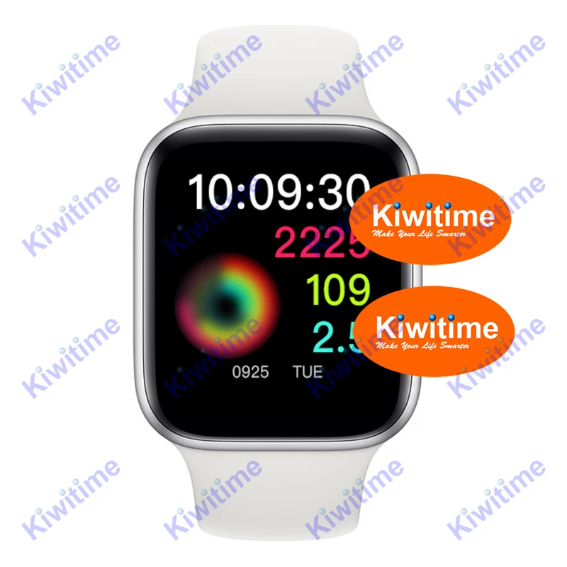 KIWITIME Смарт Браслет для проверки сердечного ритма 8 Bluetooth подключен 44 мм серии Smartwatch для iOS iPhone 5 6 7 samsung 2 телефона Android Apple Watch 4