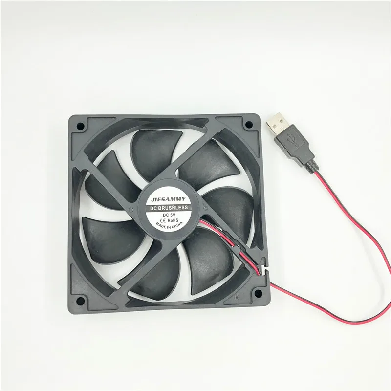 

Computer cooler fan 120x120x25mm 120mm 12v centrifugal fan 24V 5V USB Ultra Silent 0.3A 2100RPM cooler master case fan
