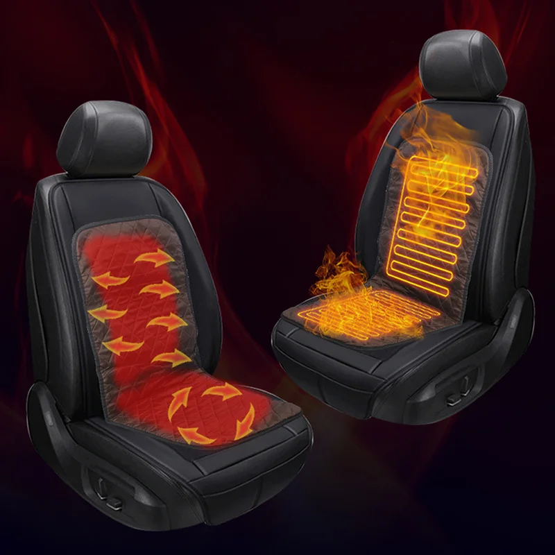 

For Ford Focus 2 3 Fiesta Ranger Mondeo 4 MK4 MK2 Fusion Kuga Transit Mustang C Max Escape Accessories Car Heating Seat Cushion