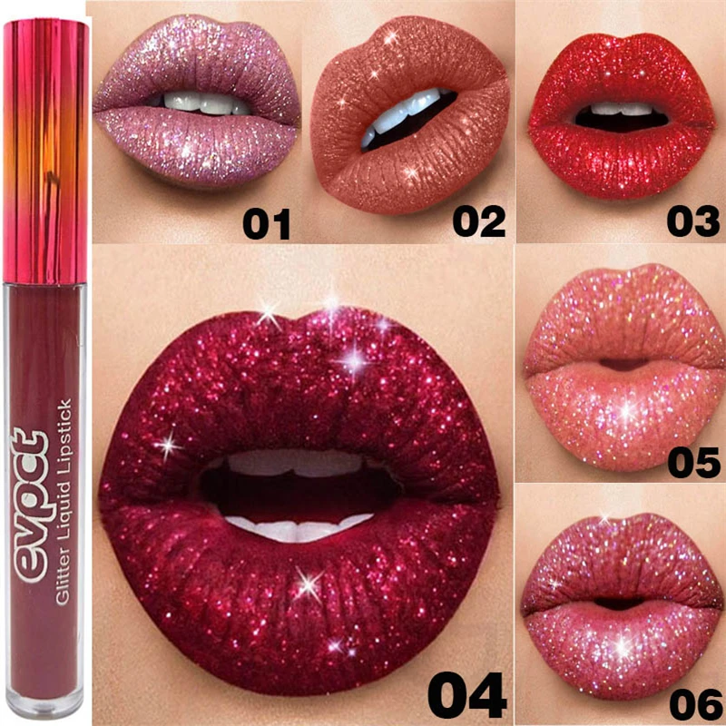 

15 color flash lip gloss party makeup lipstick waterproof long-lasting diamond liquid lip gloss makeup lipstick set gift
