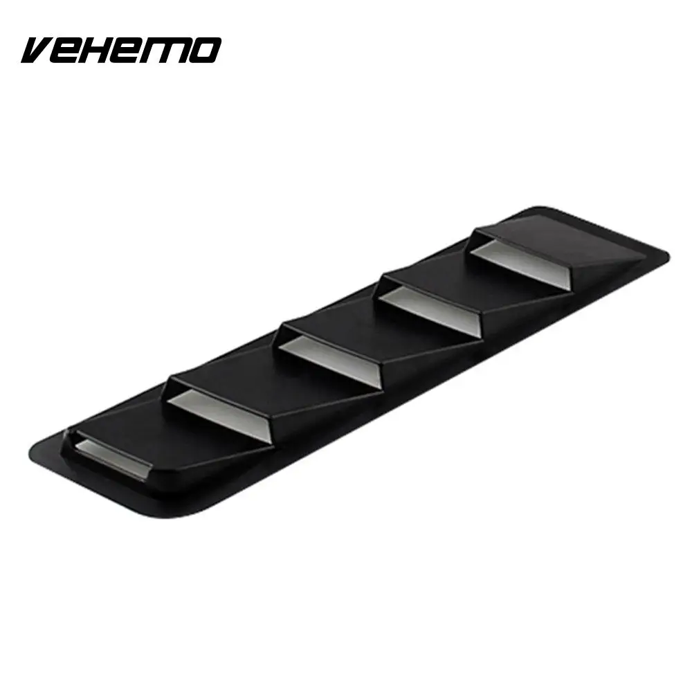 Vehemo 2pcs Intake Grille Decorative Air Vent Cover Modified Engine Hook Scoop