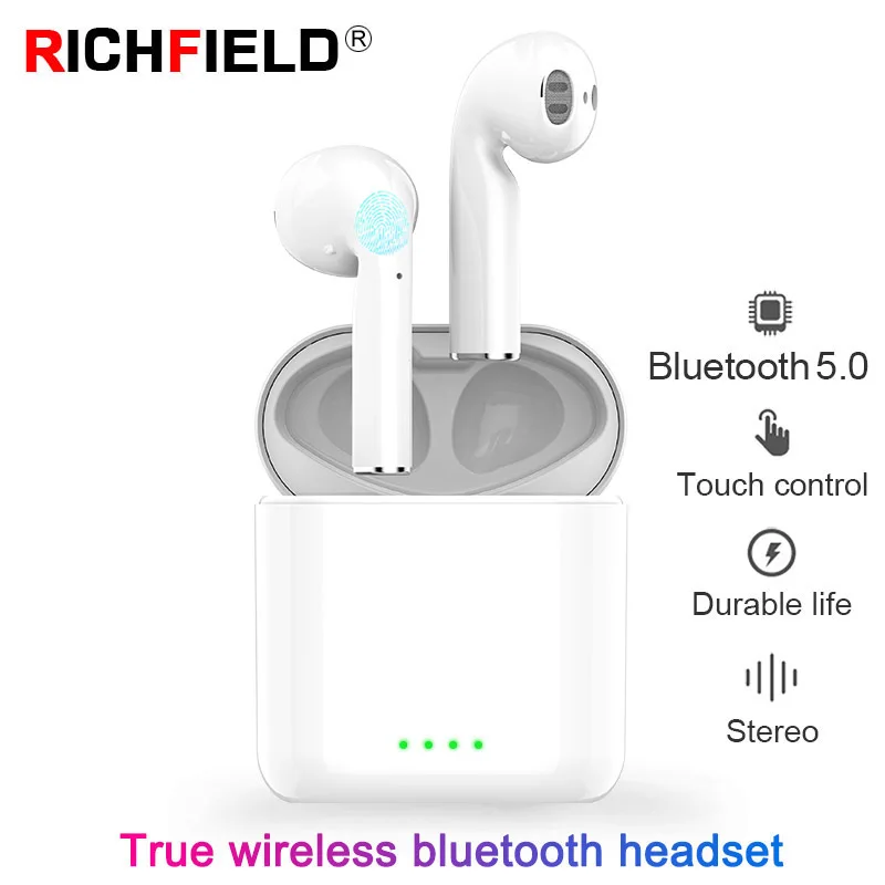 

Headphones TWS Mini Bluetooth Earphone Ture Wireless Earphones Handsfree Earbuds Touch Control in ear Headset For iPhone Android