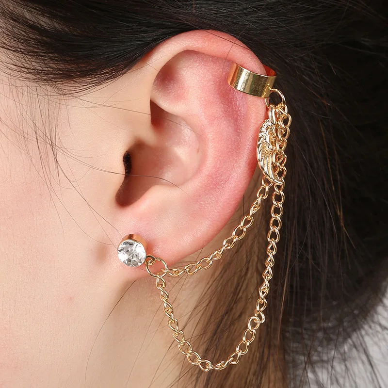 

Bohemian Gold Color Wings Dangle Earrings for Women Boho Fashion Jewelry Silver Color Earring for Female 2019 Pendientes Mujer